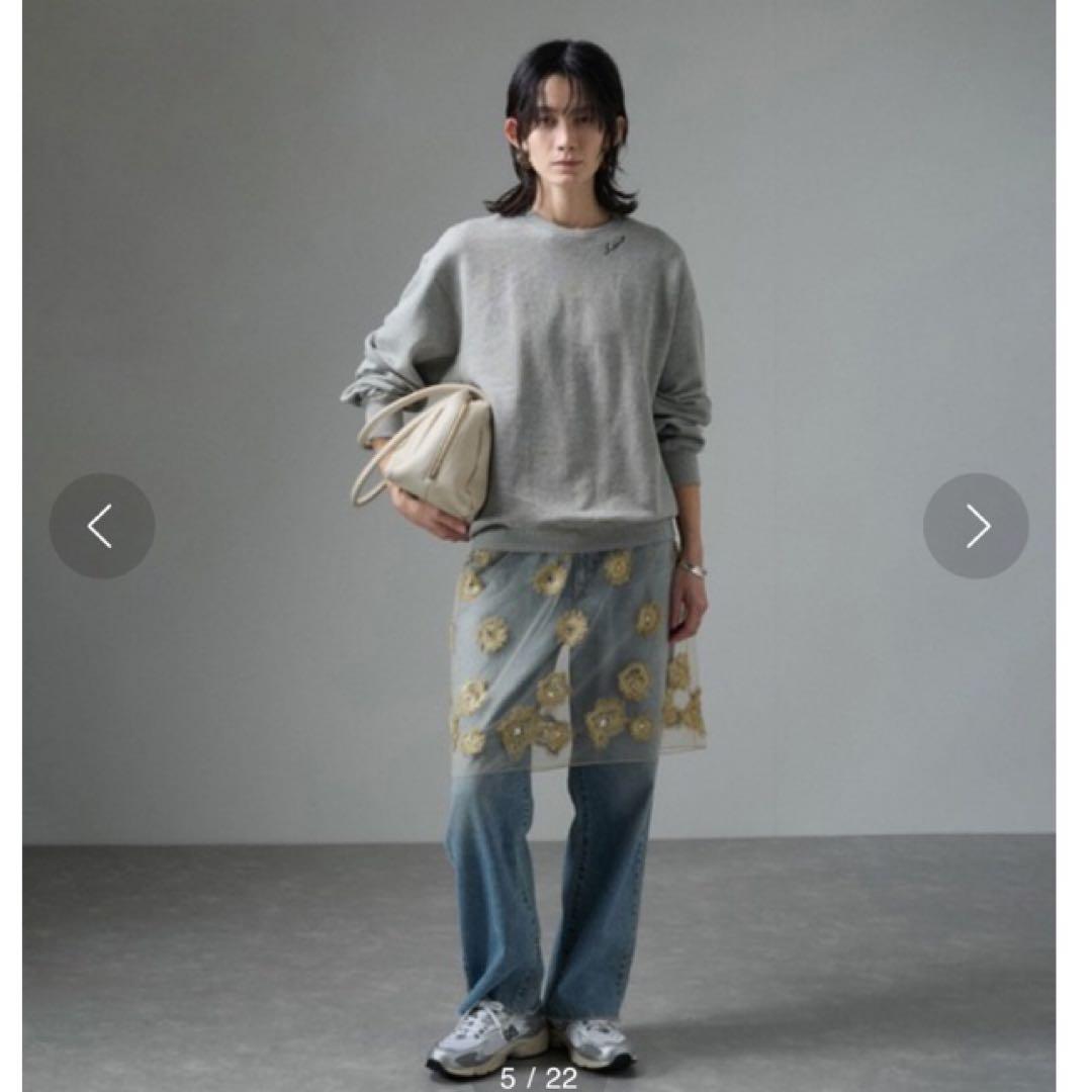 SALON adam et rope' 【WEB限定】Lenaロゴ刺繍スウェット