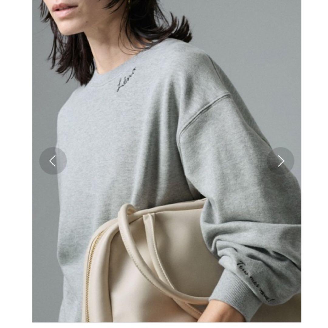 SALON adam et rope' 【WEB限定】Lenaロゴ刺繍スウェット