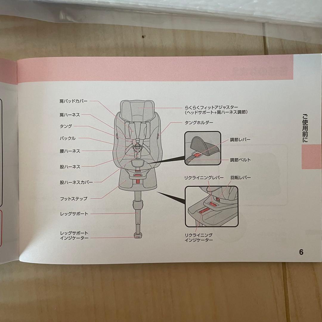 アップリカ クルリラ 回転式チャイルドシート