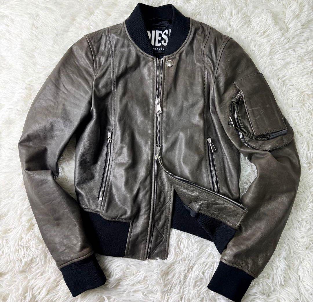ジェリーさん専用　DIESEL L-ELIA レザージャケット MA-1