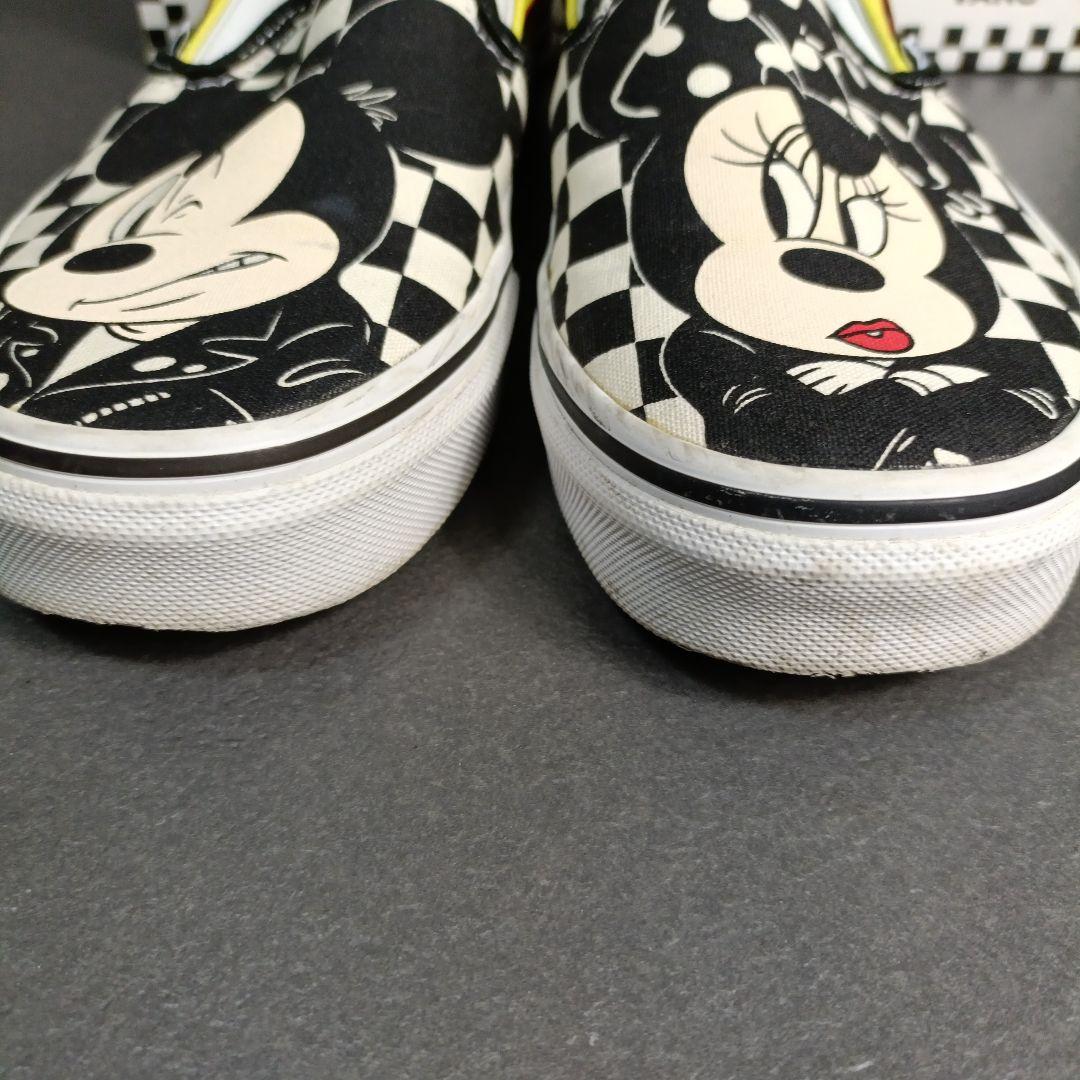 VANS ミッキー ミニー スリッポン　25cm コラボ　ファイヤー