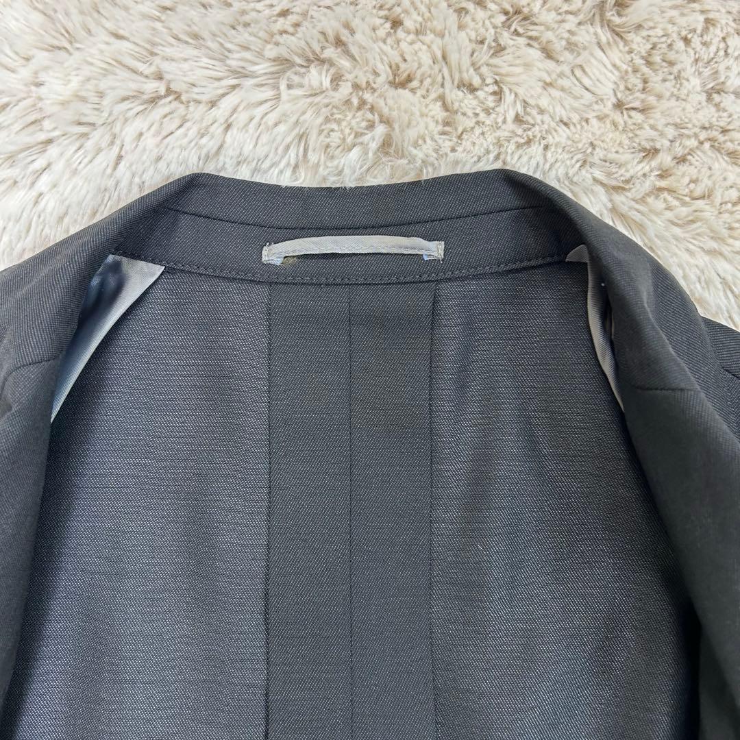 美品 近年モデル JPRESS スーツ グレー AB7 セットアップ シルク混