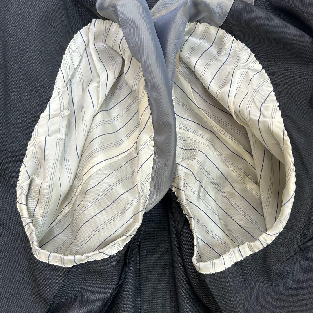 美品 近年モデル JPRESS スーツ グレー AB7 セットアップ シルク混