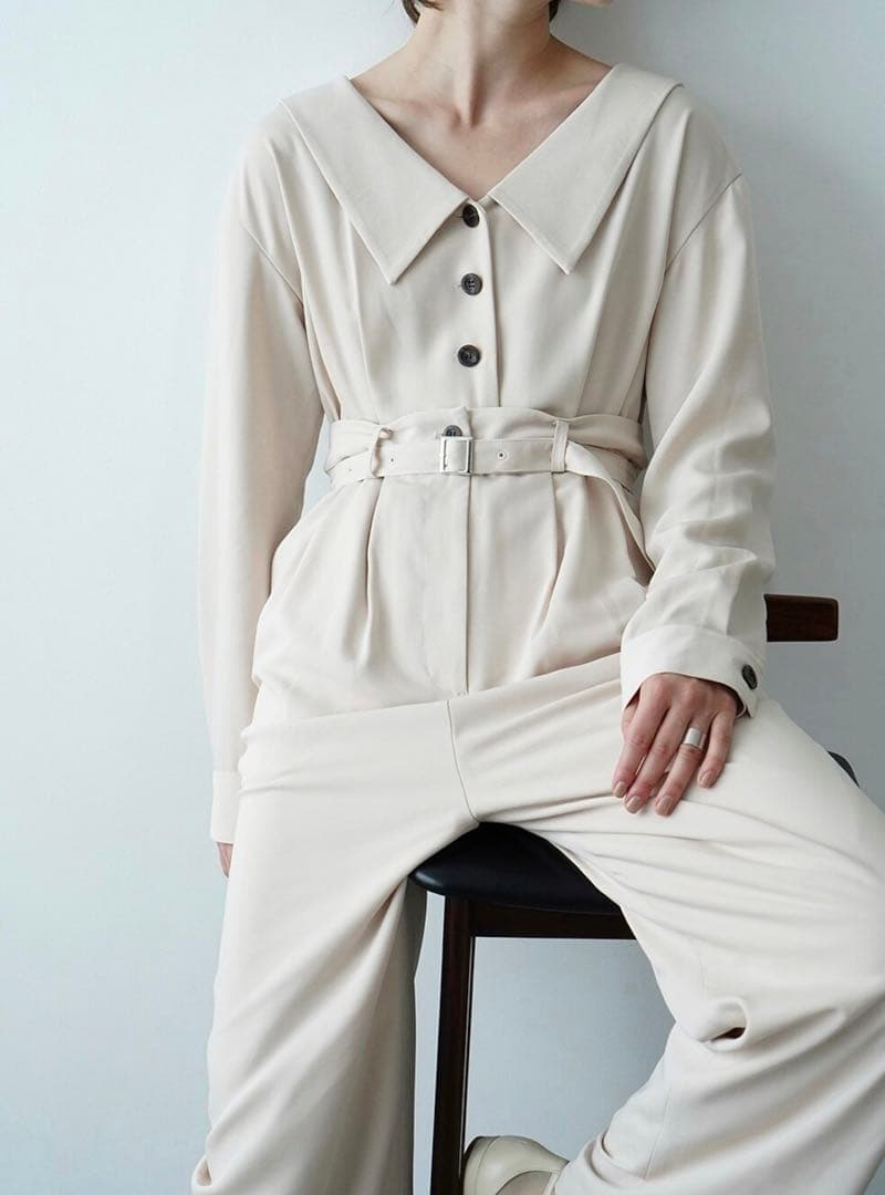 大人気　完売　CLANE クラネ　2WAYフラットカラー　オールインワン　結婚式