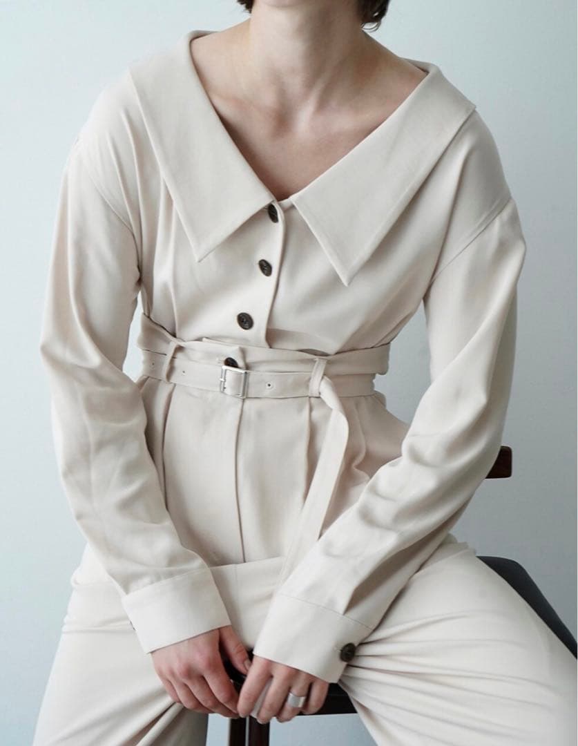 大人気　完売　CLANE クラネ　2WAYフラットカラー　オールインワン　結婚式