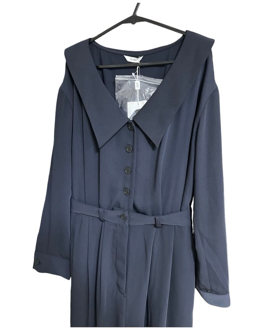 大人気　完売　CLANE クラネ　2WAYフラットカラー　オールインワン　結婚式