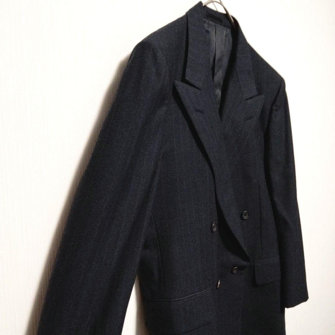 バーバリーズ　ダブルスーツ　セットアップ　ストライプ　総裏　BB5