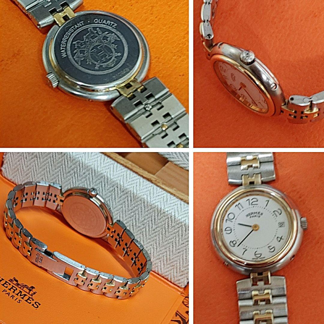 エルメス時計/極極極美品プロフィール/新品電池新品仕上げ正常稼働品/レディース