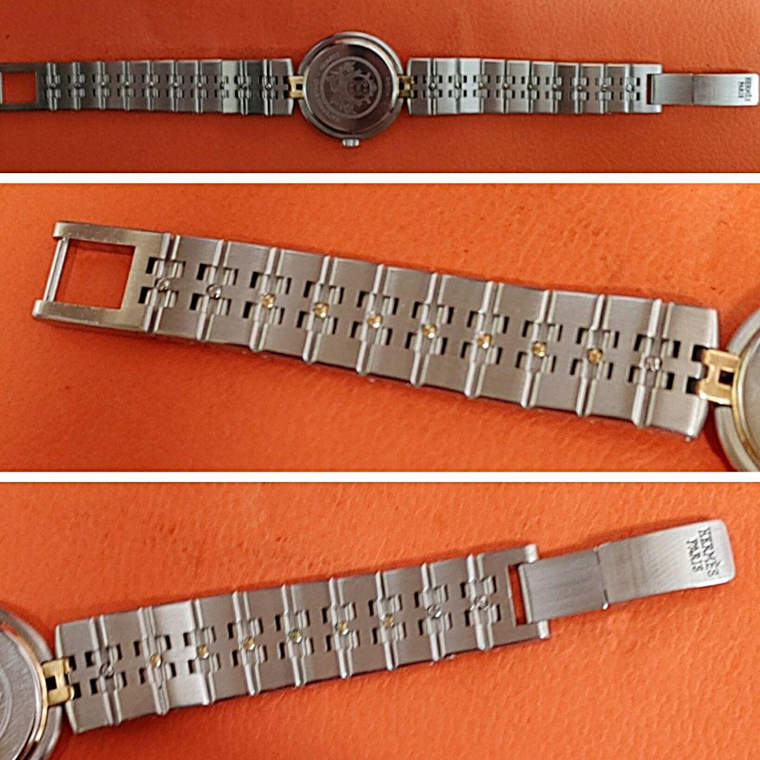 エルメス時計/極極極美品プロフィール/新品電池新品仕上げ正常稼働品/レディース