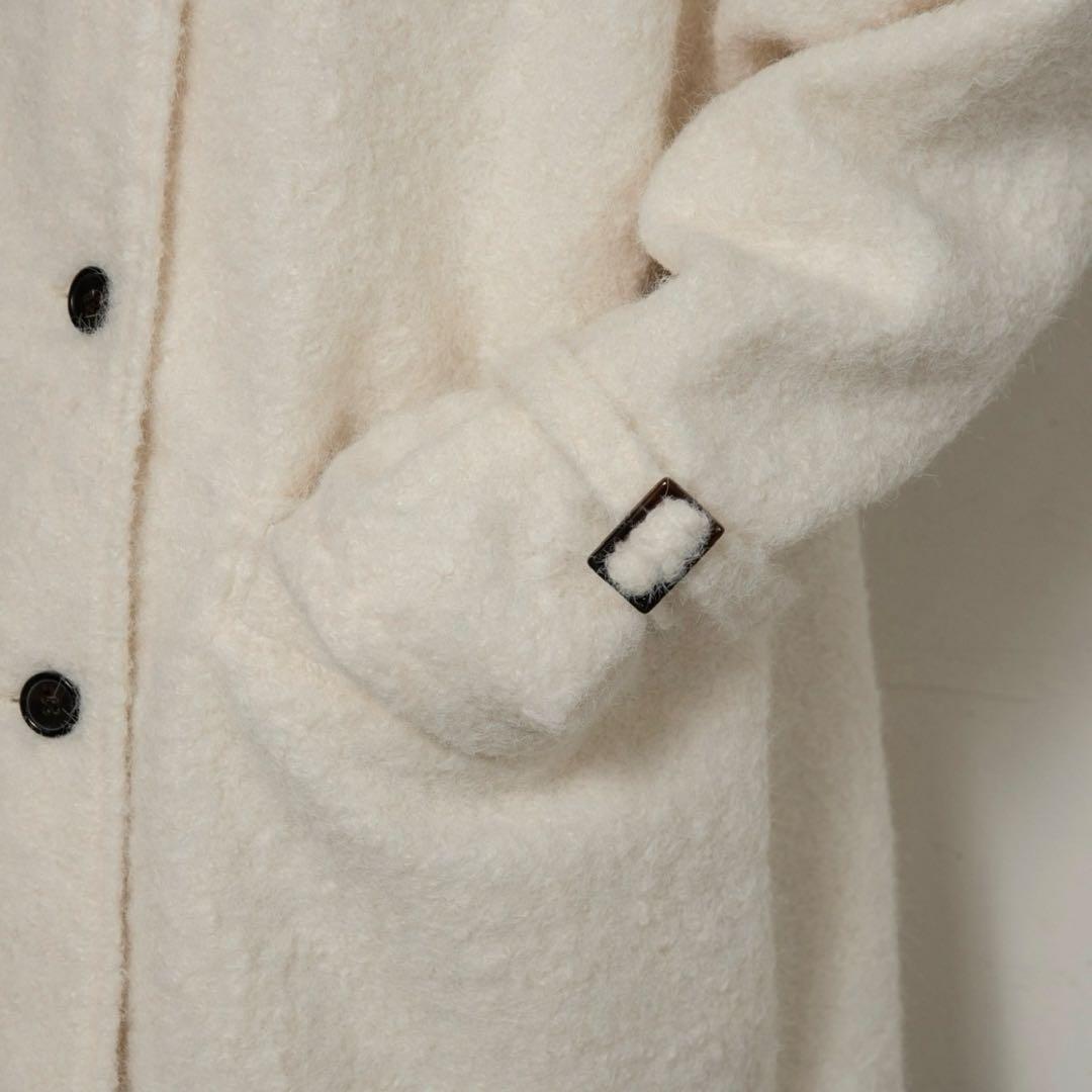 最終値下げ【新品未使用】lawgy ディファレントマテリアルフラッフィーコート