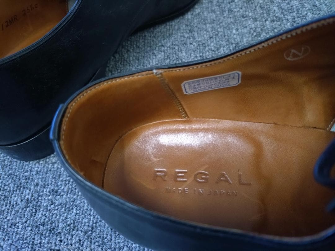 【美品】REGAL  / リーガル　メンズUチップビジネスシューズ　25.5ｃｍ