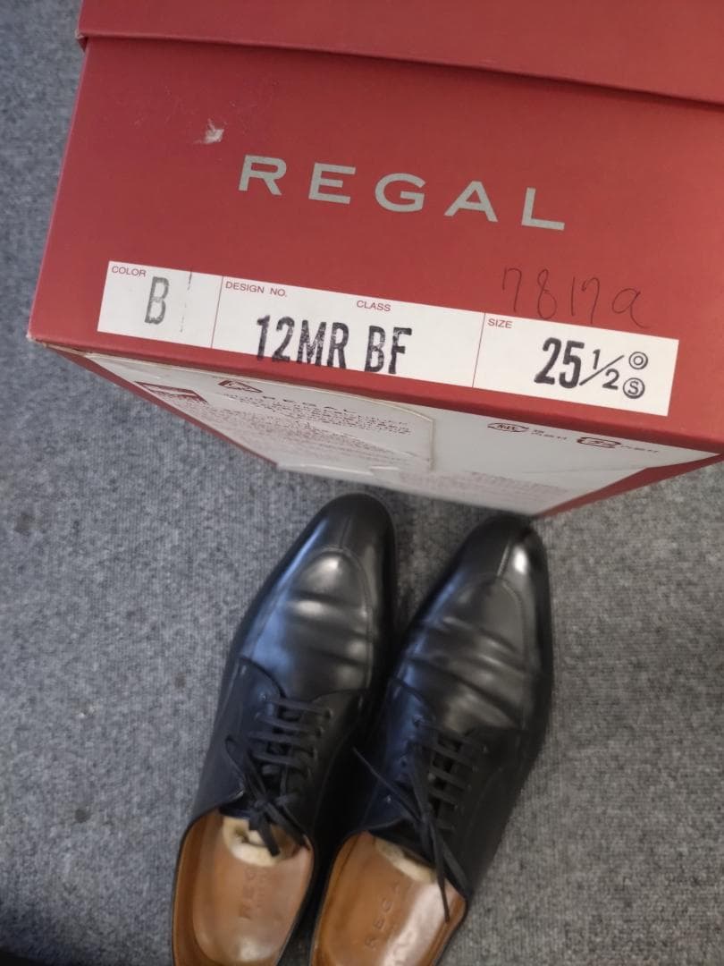 【美品】REGAL  / リーガル　メンズUチップビジネスシューズ　25.5ｃｍ