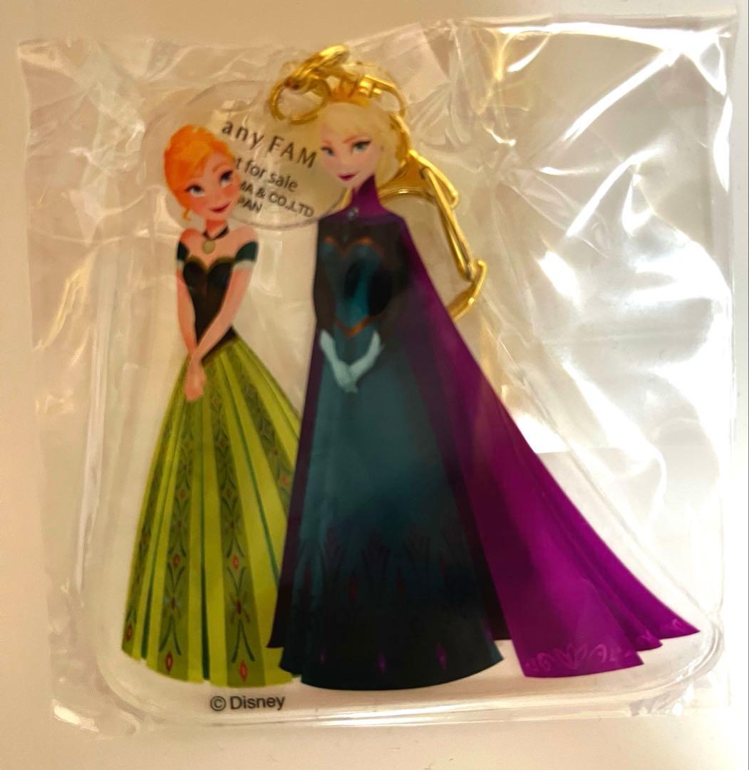 【新品】アナ雪　エルサ　なりきりワンピース　130cm 非売品キーホルダー