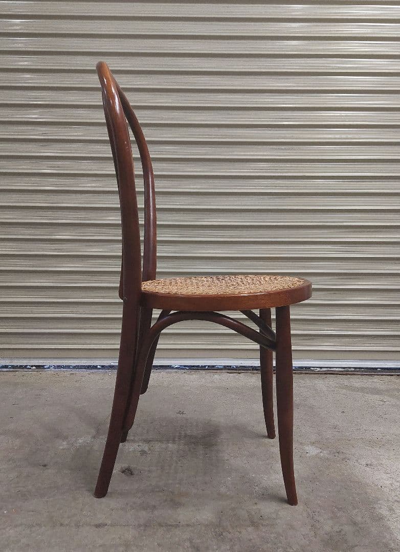 ヴィンテージ レトロ 秋田木工 ベントウッドチェア 曲木チェア 藤編み カフェ
