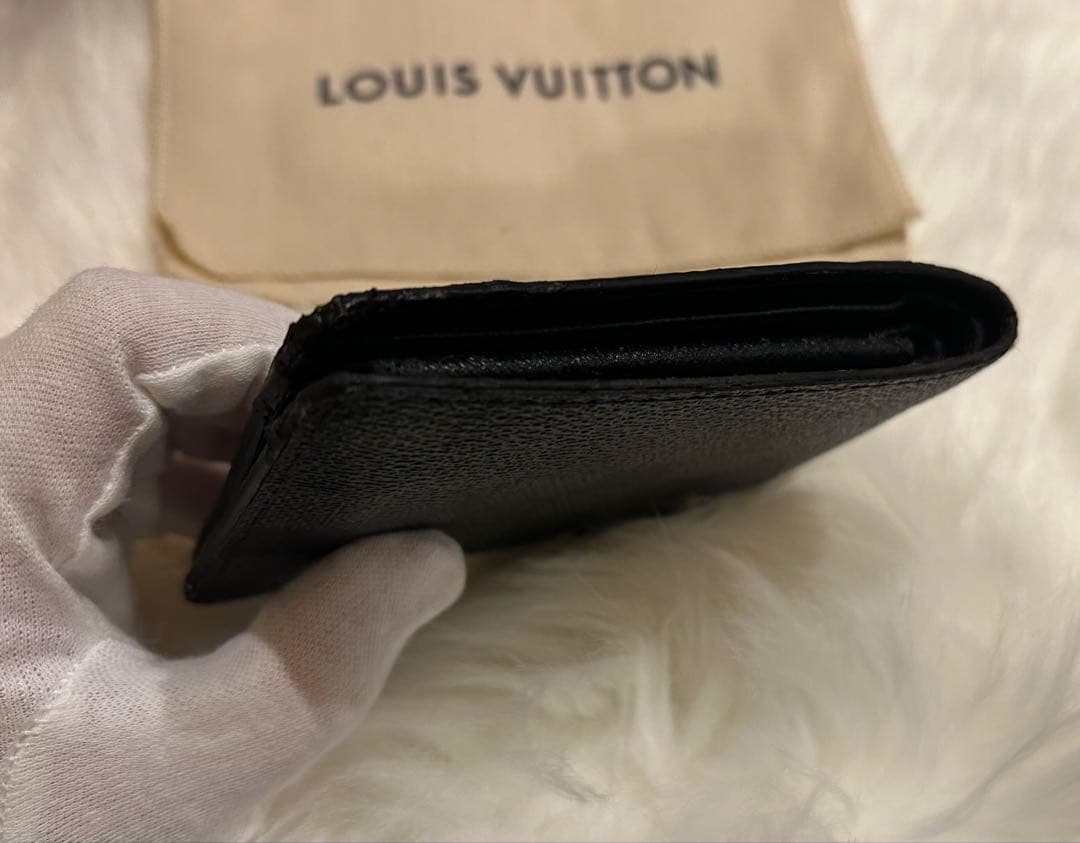 LOUIS VUITTON ダミエ 二つ折り財布グラフィットポルトフォイユマルコ