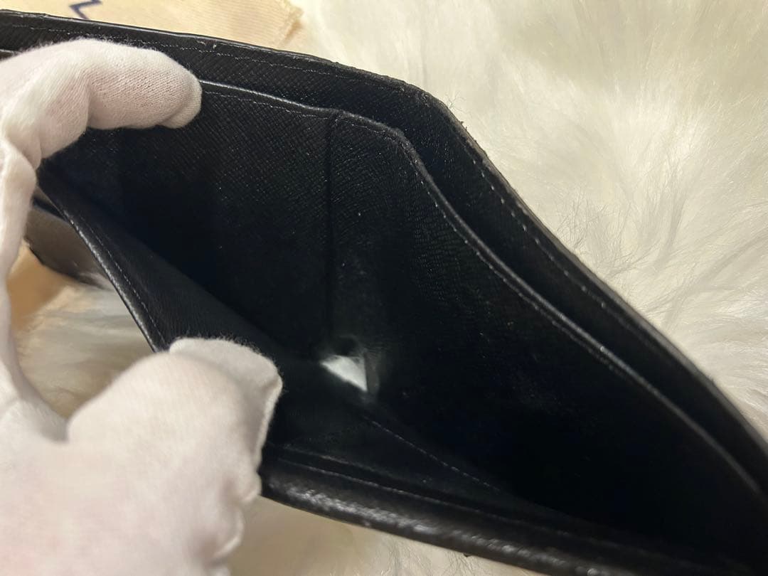 LOUIS VUITTON ダミエ 二つ折り財布グラフィットポルトフォイユマルコ