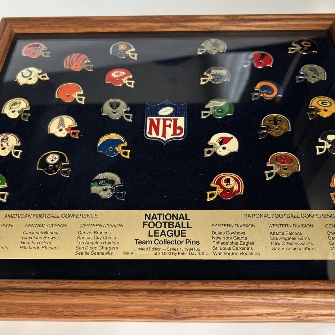 う*ー様 NFLチームヘルメットピンバッジコレクション1984/1985s