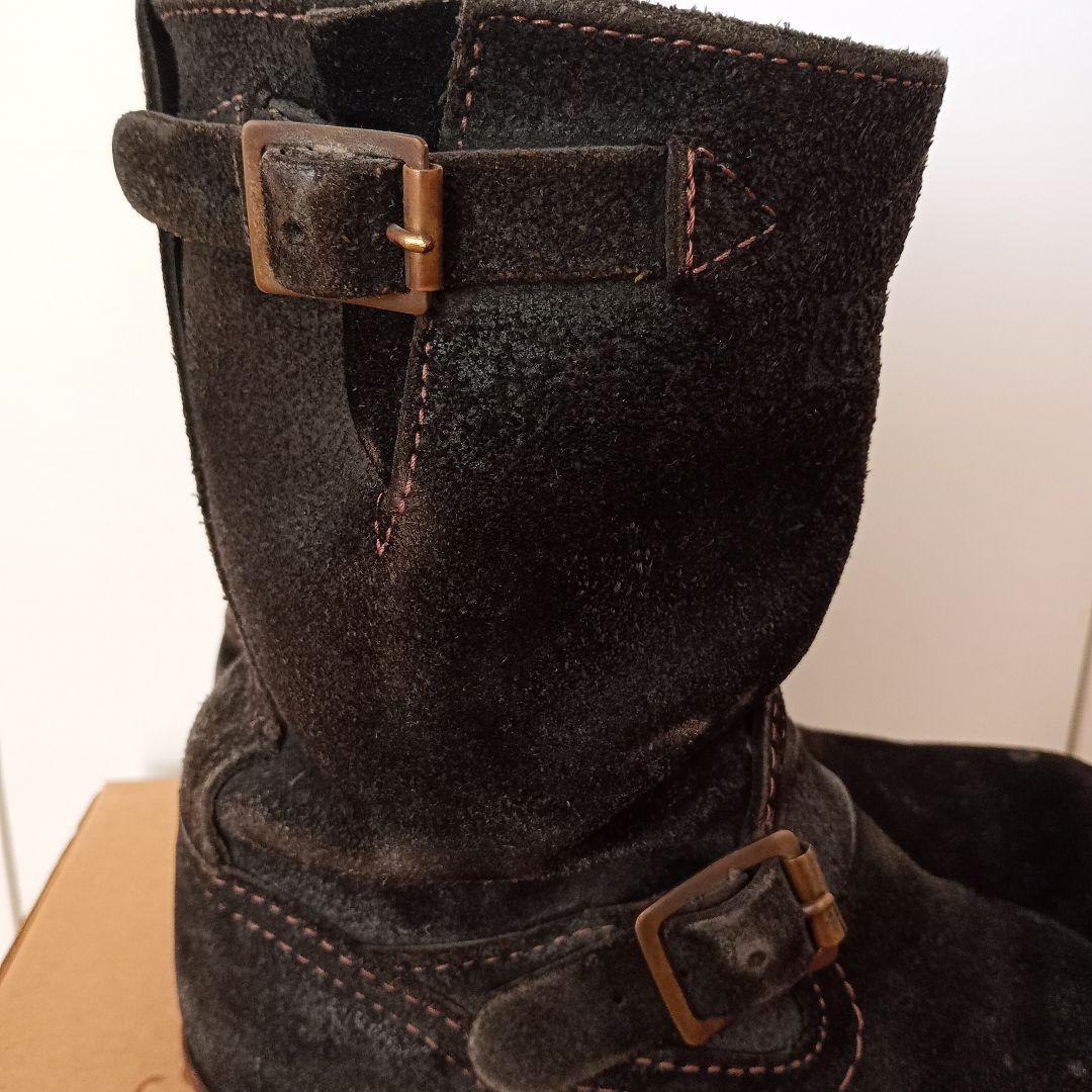 0*d様 Wesco エンジニアブーツ Custom Boss ラフアウト ブラ