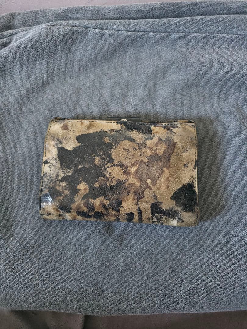 ヨウジヤマモト discord ペイントデザイン ウォレット 豚革