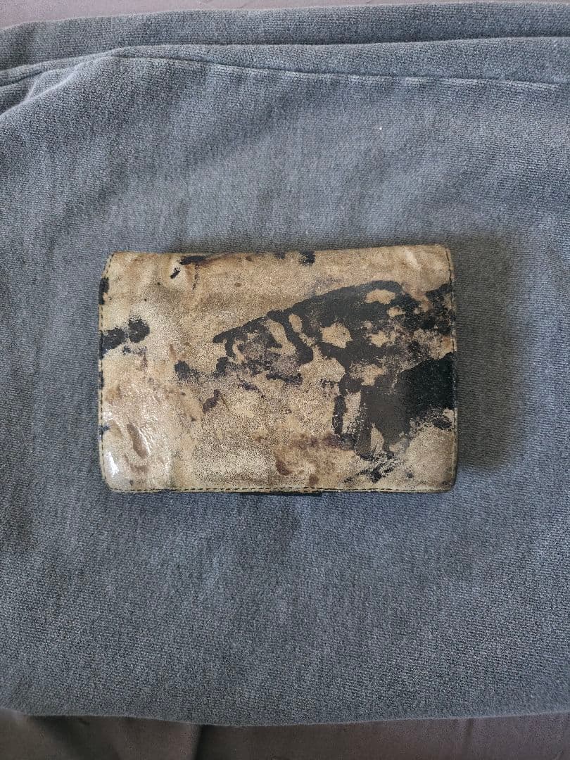 ヨウジヤマモト discord ペイントデザイン ウォレット 豚革