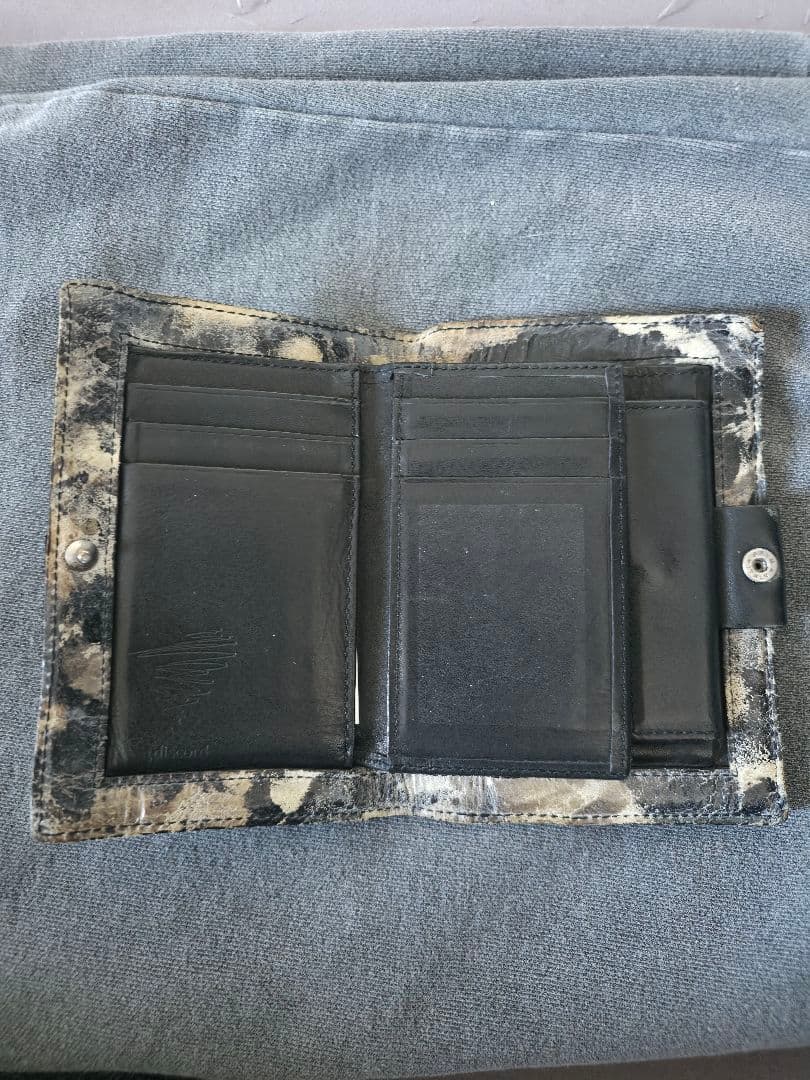 ヨウジヤマモト discord ペイントデザイン ウォレット 豚革