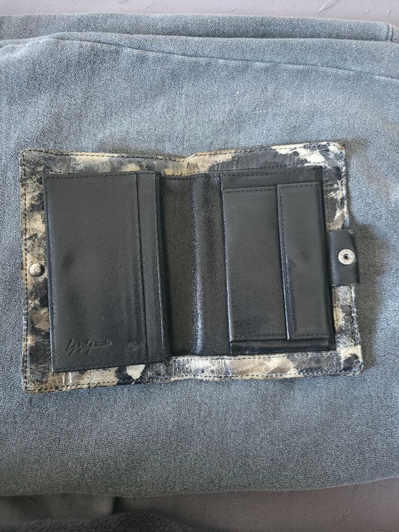 ヨウジヤマモト discord ペイントデザイン ウォレット 豚革