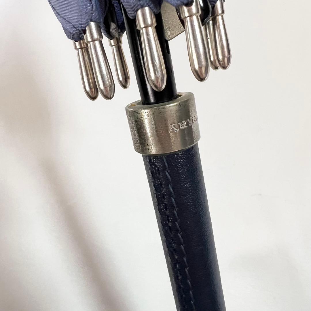 Burberry バーバリー　長傘　チェック　ブルーカラー　ユニセックス