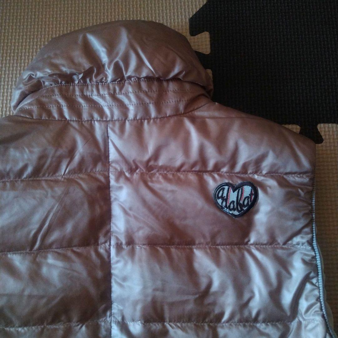 Adabatブラウン ダウンベスト レディース