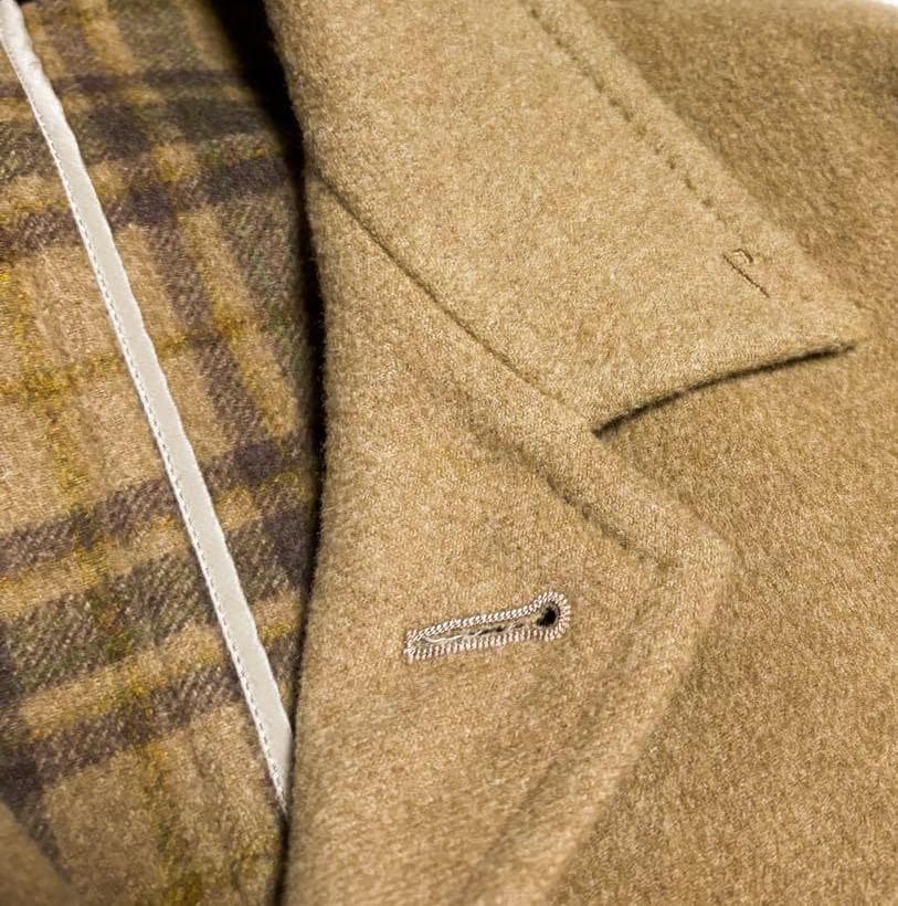 極美品 107,800円】papas パパス チェスターコート (ダブルフェイス