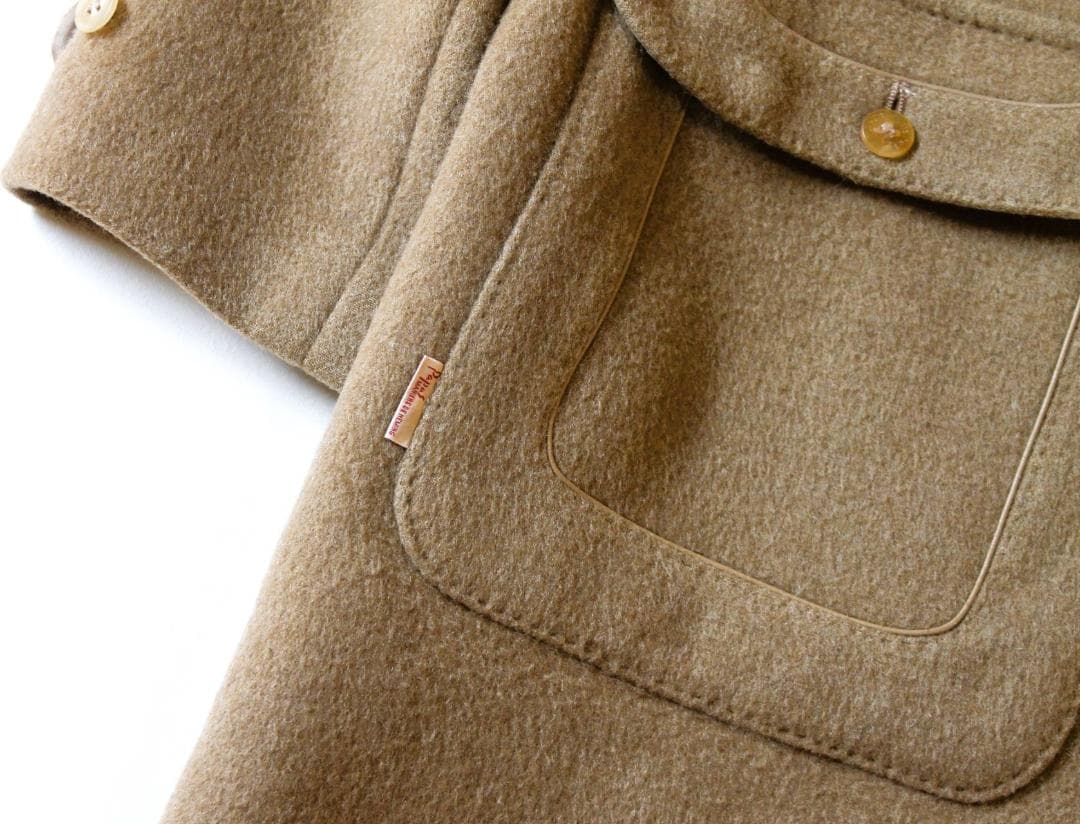 極美品 107,800円】papas パパス チェスターコート (ダブルフェイス