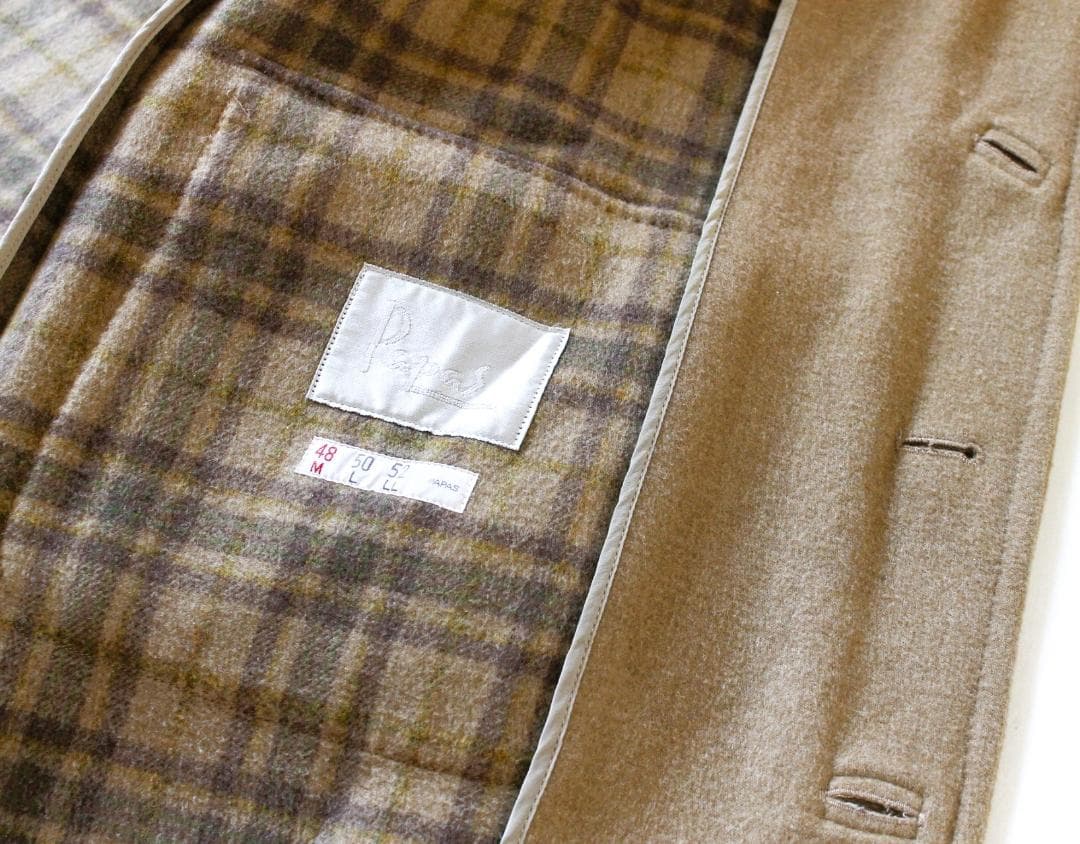 極美品 107,800円】papas パパス チェスターコート (ダブルフェイス