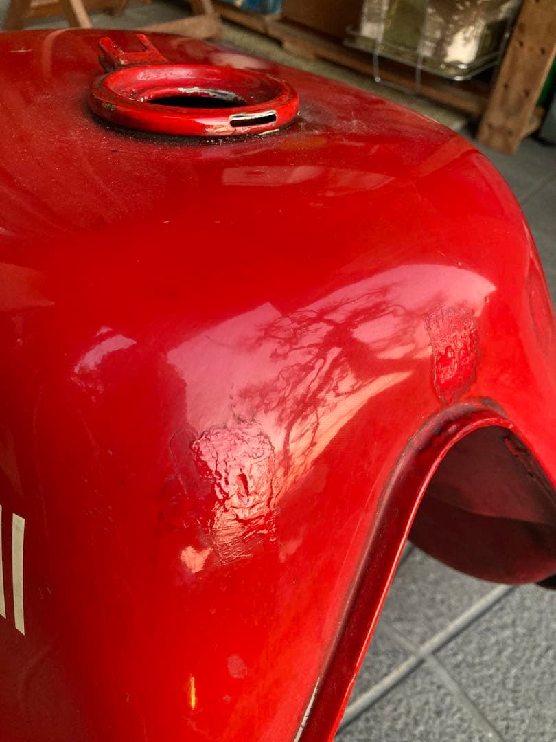 DUCATI バイク用タンク 赤