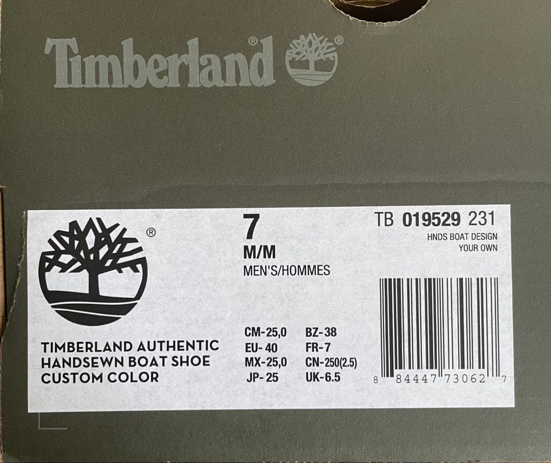 【未使用品】TIMBERLAND 3EYE CLASSIC BOAT SHOE