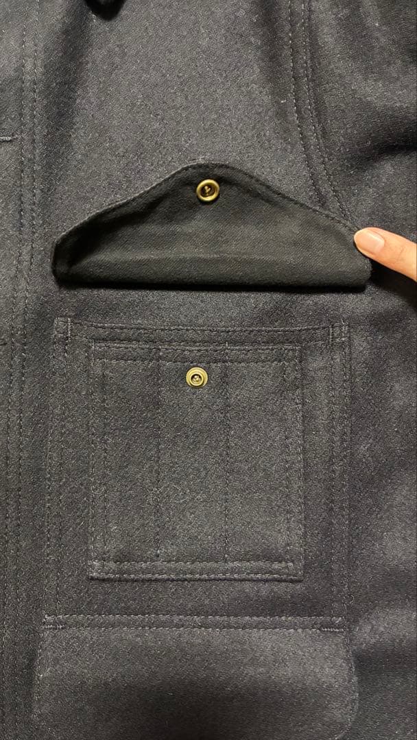 FILSON ブラック ウールコート 新品タグ付き