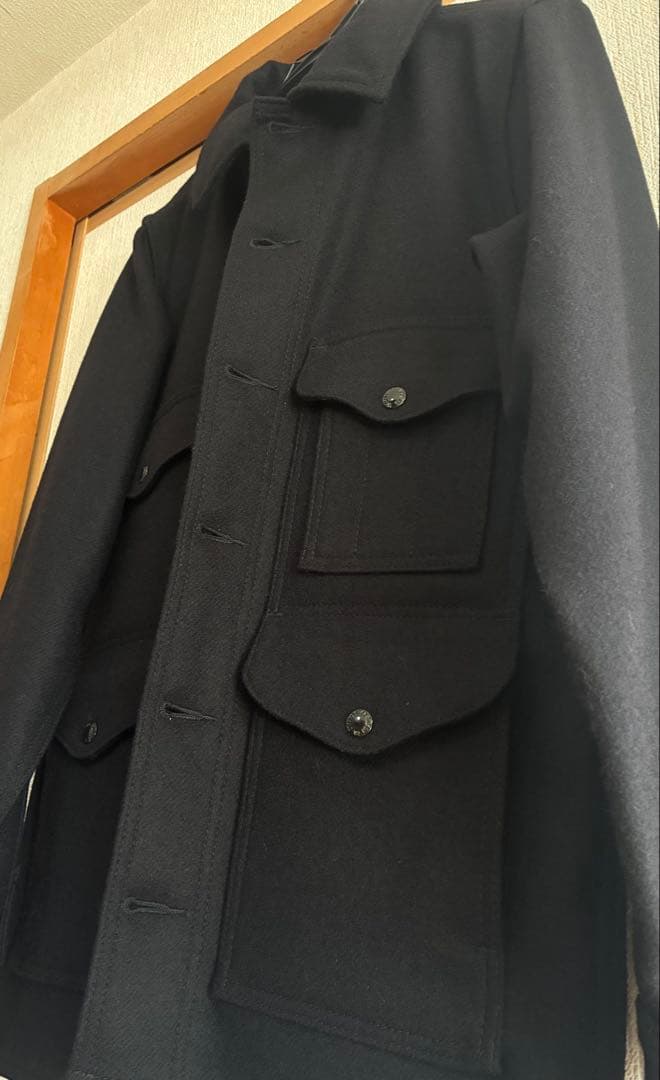 FILSON ブラック ウールコート 新品タグ付き