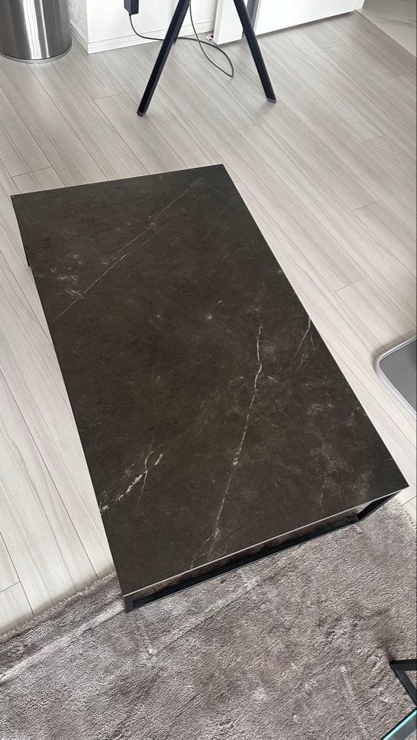 ［AYA］Lugo センターテーブル 黒　ボーコンセプト