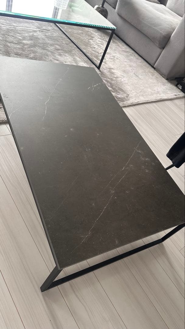 ［AYA］Lugo センターテーブル 黒　ボーコンセプト