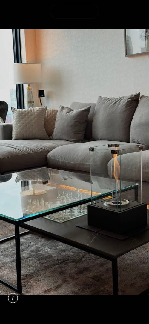 ［AYA］Lugo センターテーブル 黒　ボーコンセプト