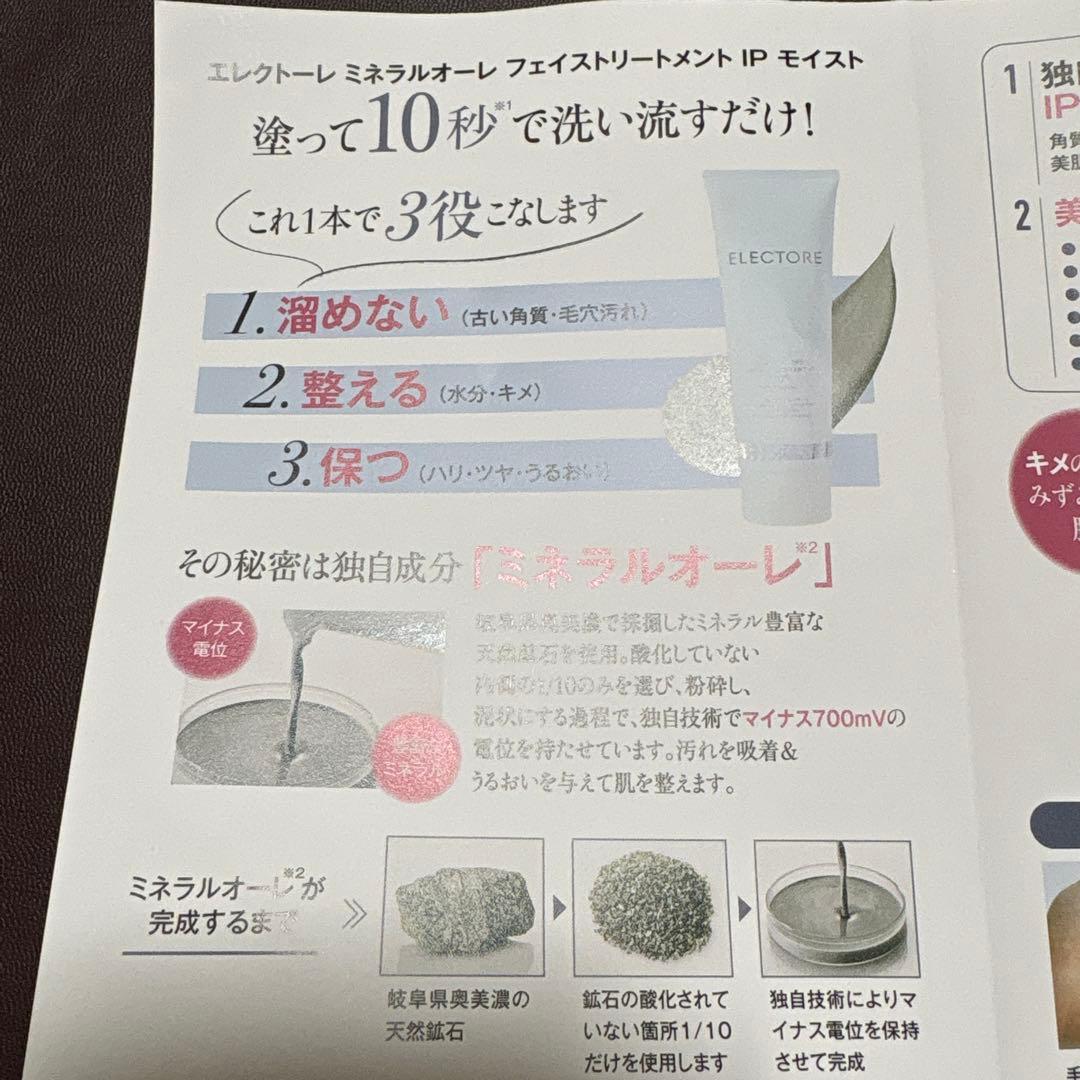 【新品】ELECTORE 洗い流すパック