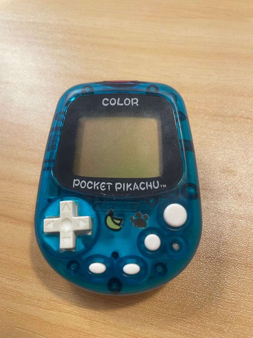 カラー ポケットピカチュウ 万歩計 クリアブルー×ホワイト