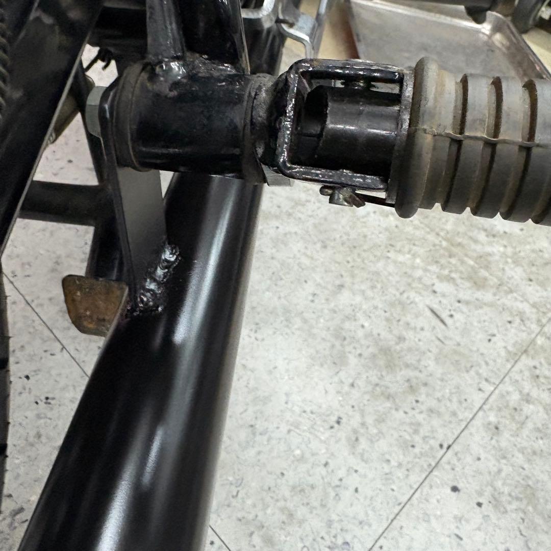 エストレア250 ワンオフ　スラッシュカットマフラー