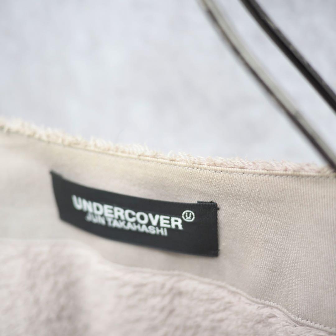 UNDERCOVER｜21SS ノーカラーパイルジャケット（グレージュ・2）