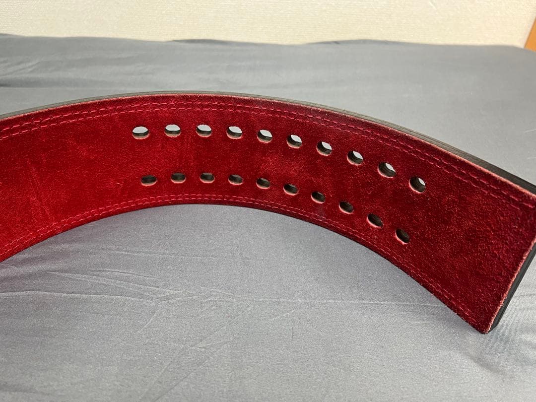 SBD トレーニング・パワーベルト 黒/赤 13mm