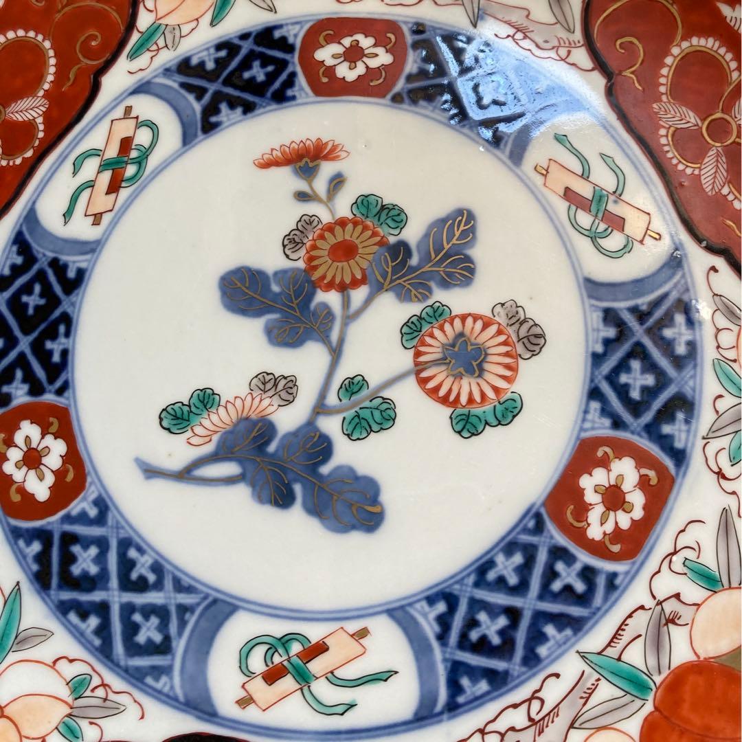 大皿 飾り皿 伊万里焼 大明萬歴年製