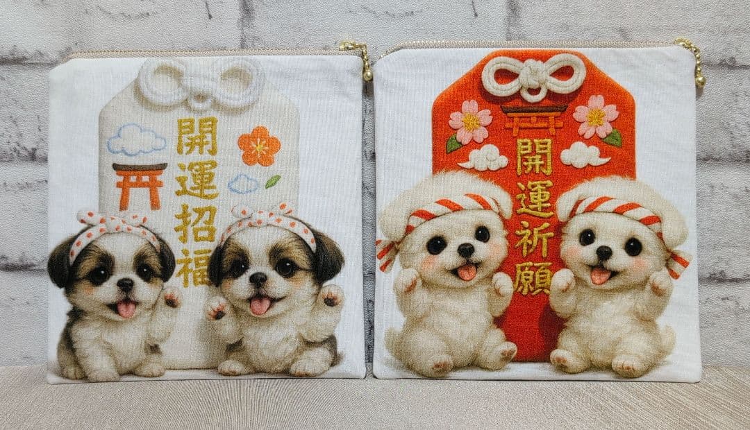 【Yourelia】フラットポーチ❤ハンカチ❤