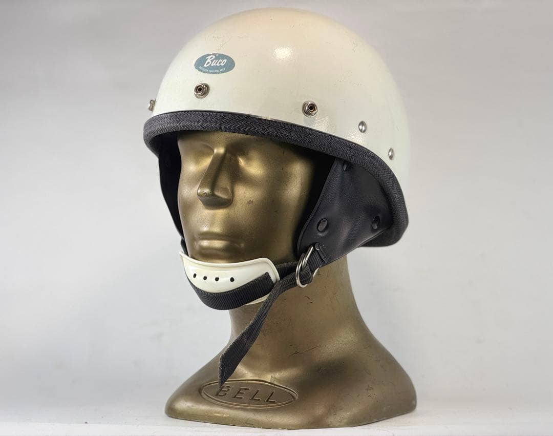 Buco Traveler チンカップ付　ビンテージヘルメット　ブコ　ハーフ