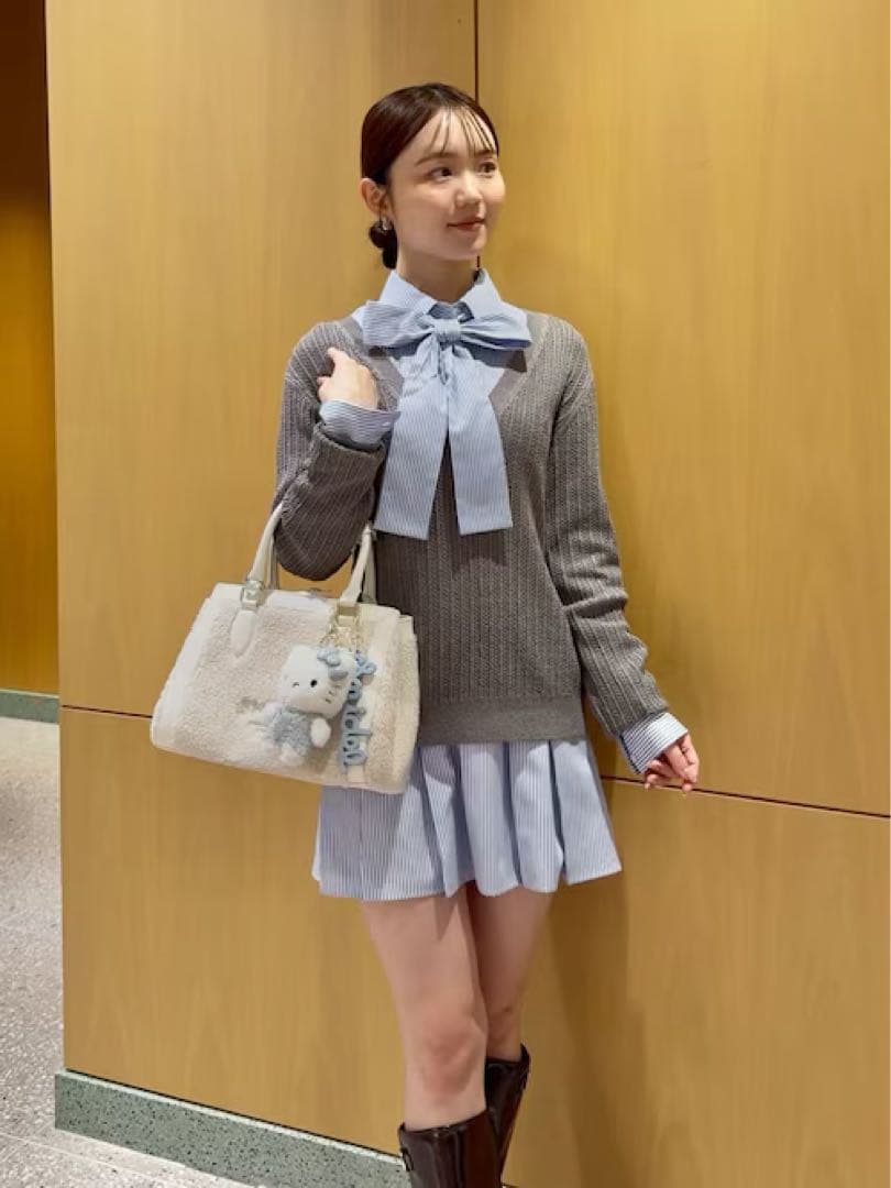 【新品 未使用 タグ付き】スナイデル SNIDEL シャツコンビチュニック