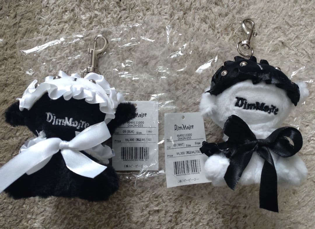 ２色セット DimMoireディムモアール 子羊ちゃんぬいぐるみキーホルダー