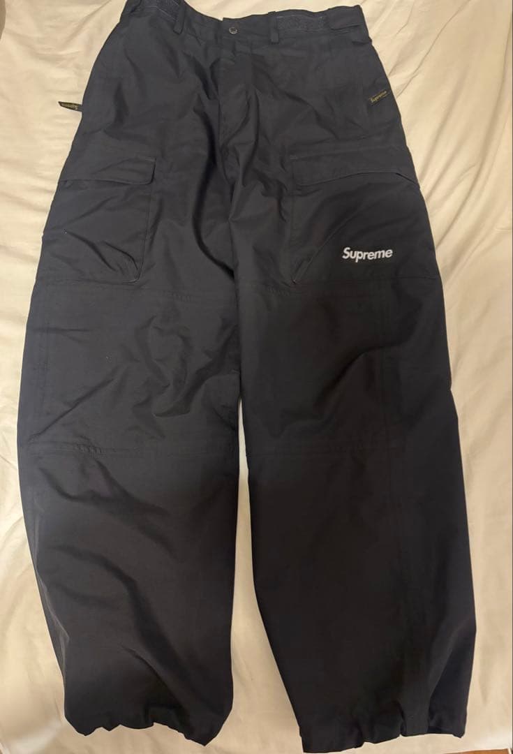 Supreme GORE-TEX 黒 カーゴパンツ