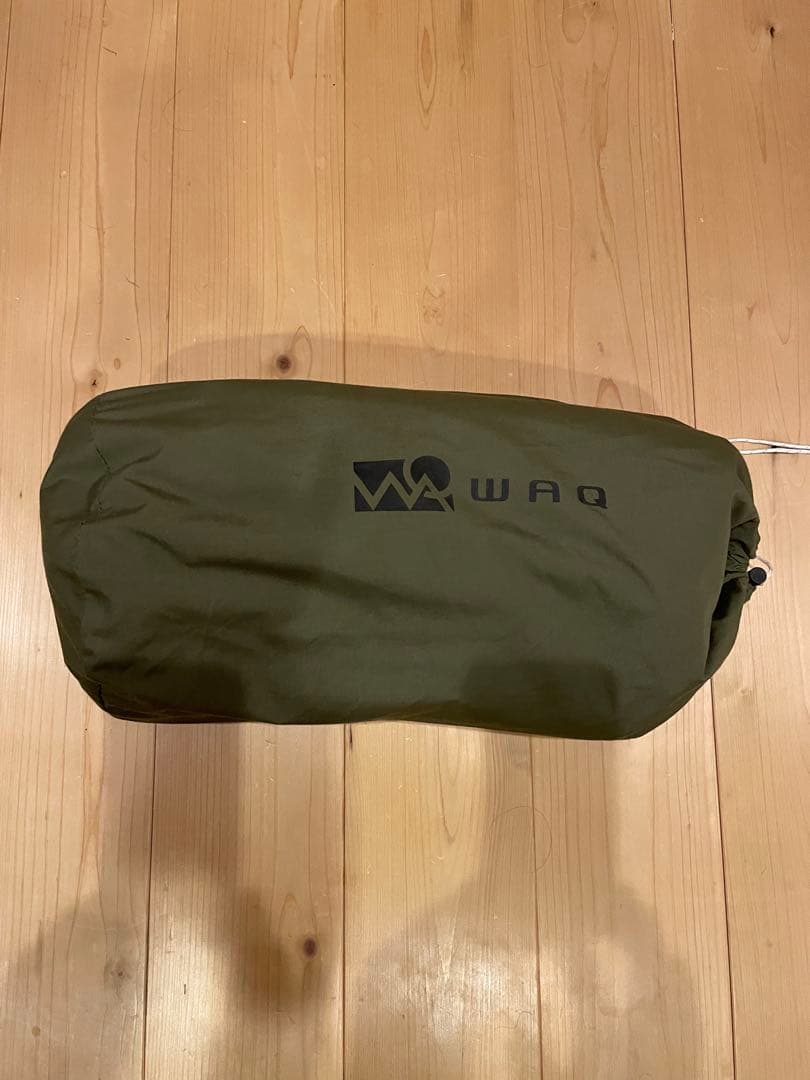 WAQ Alpha TC専用フロントウォール オリーブグリーン 収納袋付き